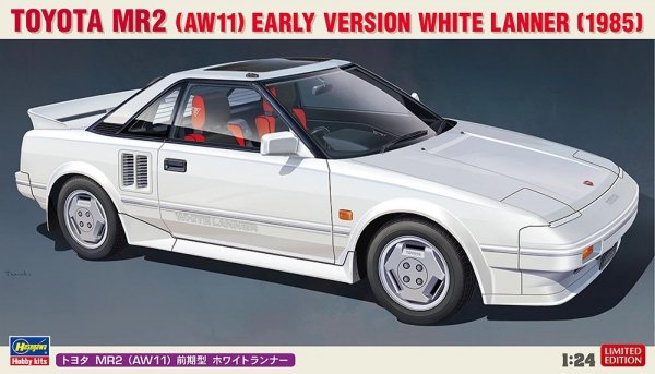 Hasegawa 20656 Toyota MR2 (AW11) Early Version White Lanner (1985) 1/24