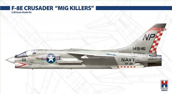 Hobby 2000 48020 F-8E Crusader &quot;MIG Killers&quot; 1/48 