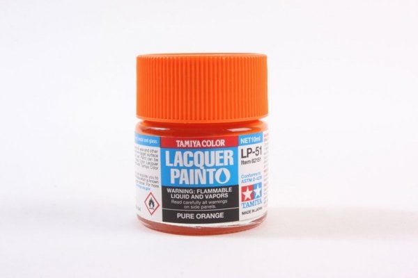 Tamiya 82151 LP-51 Pure Orange 10 ml