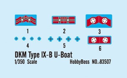 Hobby Boss 83507 1/350 Dkm Type Lx-B U-Boat