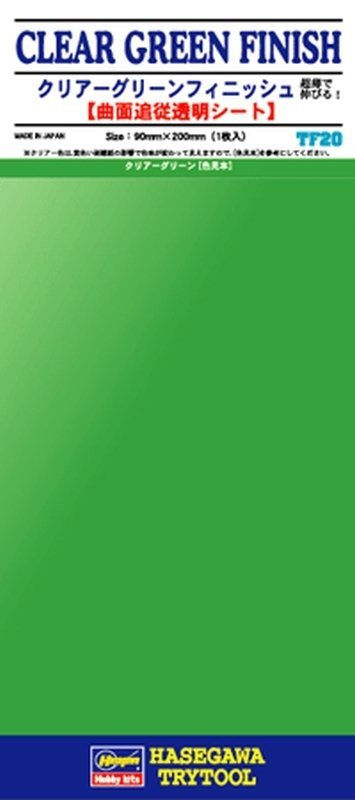 Hasegawa TF20 - 71820 Clear Green Finish