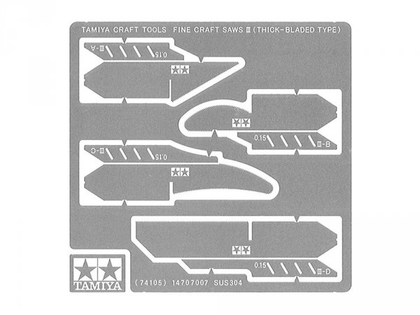 Tamiya 74105 Fine Craft Saw III (Thick)
