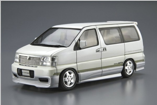 Aoshima 06136 1/24 MC#123 Nissan E50 Elgrand '99