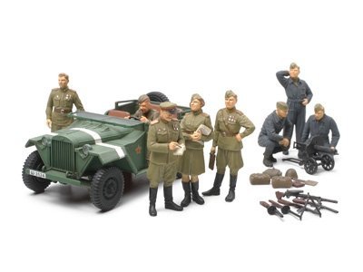 Tamiya 89767 1/48 Gaz-67B W/Offices