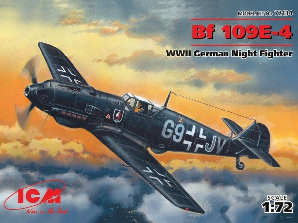 Icm 72134 Bf 109E-4 German Night Fighter