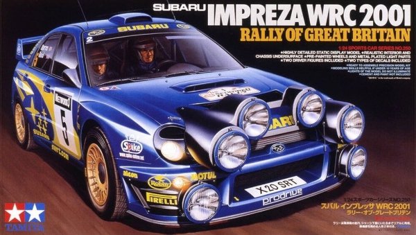 Tamiya 24250 Impreza WRC 2001 Great Britain