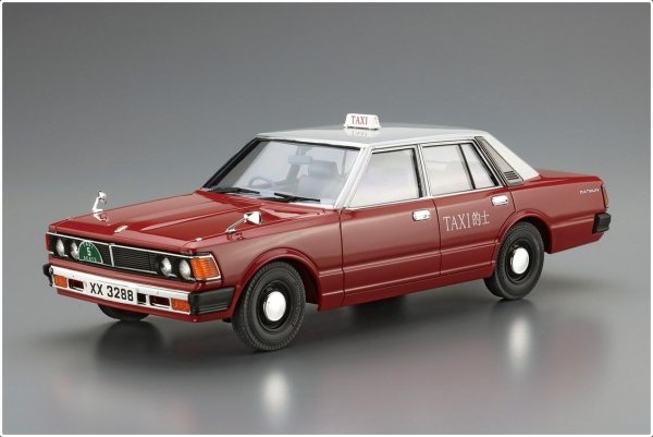 Aoshima 06224 1/24 MC#SP01 Datsun 220C  Diesel '79 Hong Kong Taxi