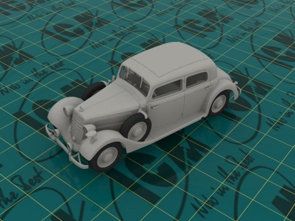 Icm 35537 Typ 320 (W142) Sallon WWII Staff Car