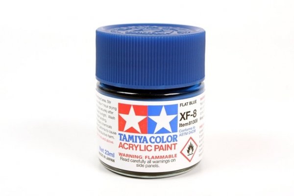 Tamiya 81308 XF-8 Flat Blue 23ml
