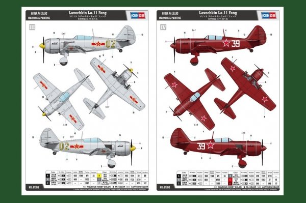 Hobby Boss 81760 Lavochkin La-11 Fang
