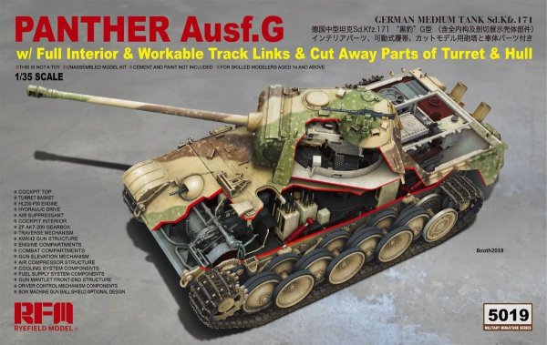RFM-5019 Panter G w/Intrior Cutaway 1/35