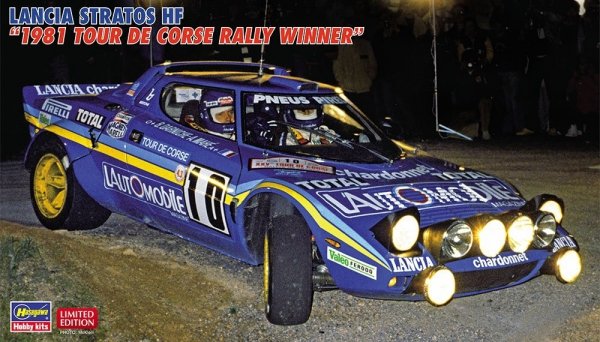Hasegawa 20530 Lancia Stratos HF &quot;1981 Tour De Corse Rally Winner&quot; 1/24