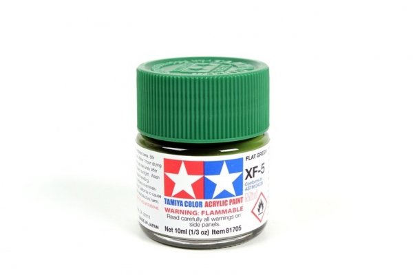 Tamiya 81705 Acrylic Mini XF-5 Flat Green 10ml