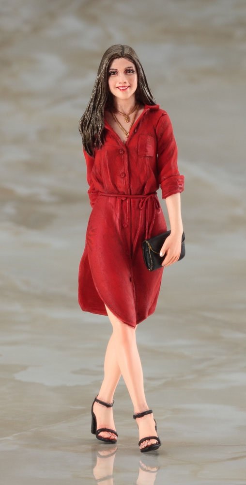 Hasegawa SP604-52404 Isuzu 117 Coupe Late Version (XE) w/Cool Beauty Girl's Figure 1/24