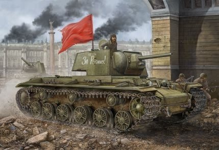 Hobby Boss 84812 1/48 Russian Kv-1 Model 1942 “Sim