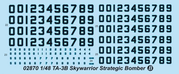 Trumpeter 02870 Ta-3B Skywarrior S.B.