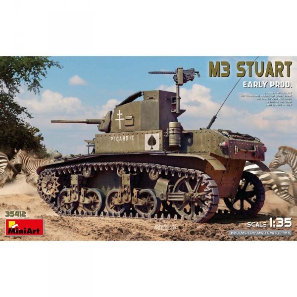 Mini Art 35412 M3 Stuart Early Prod. 1/35