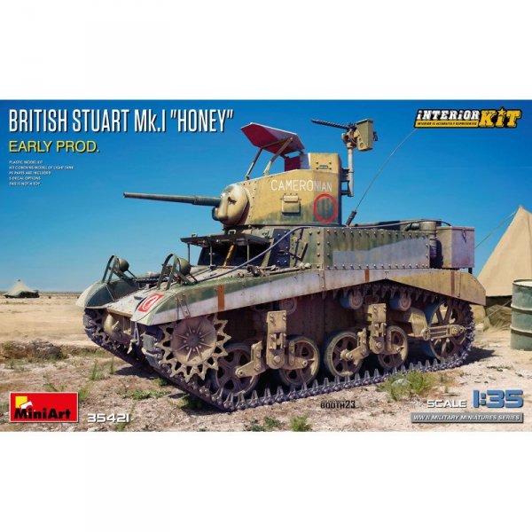 Mini Art 35421 British Stuart Mk.I &quot;Honey&quot; Early Prod. Interior Kit 1/35