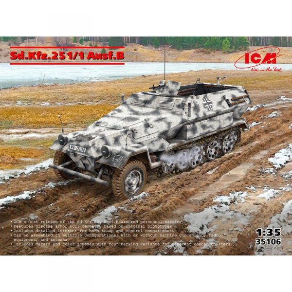 ICM 35106 Sd.Kfz. 251/1 Ausf. B 1/35