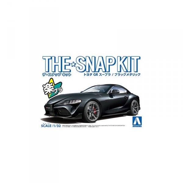 Aoshima 05887 1/32 SNAP KIT#10-C Toyota GR Supra (Black Metallic)
