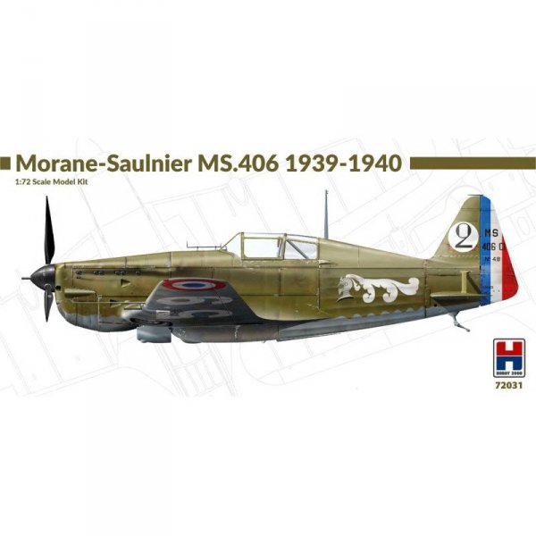 Hobby 2000 72031 Morane-Saulnier MS.406 1939-40 1/72
