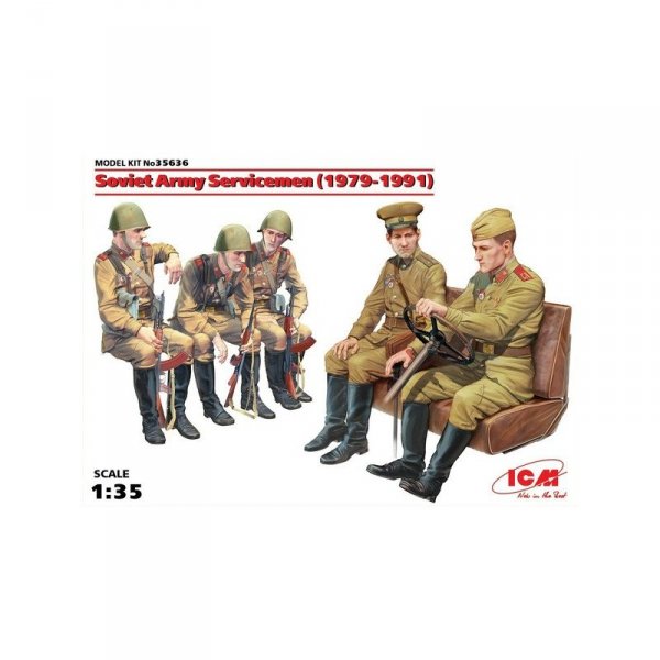 Icm 35636 Soviet Servicemen 79&#039;-91&#039;