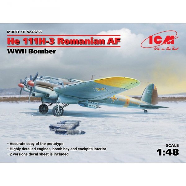 ICM 48266 He 111 H-3 Romanian AF Bomber