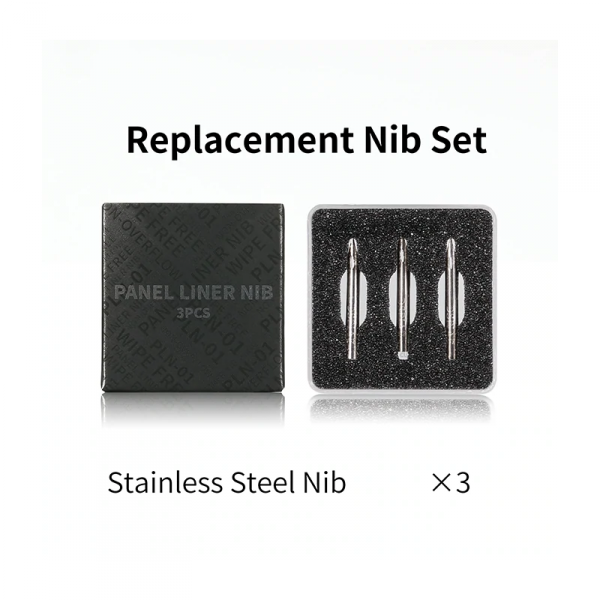 DSPIAE PLN-01 Replacement Tip Set for DSPIAE Holder (3 pcs.) / Panel Liner Nib