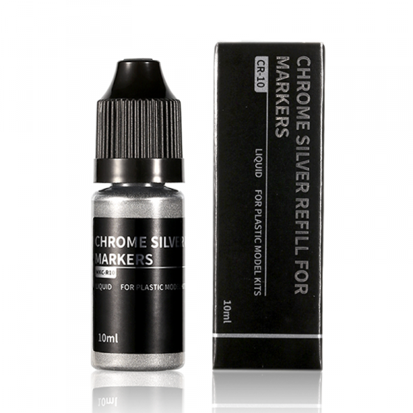 DSPIAE CR-10 Chrome Silver Refill For Markers 10ml