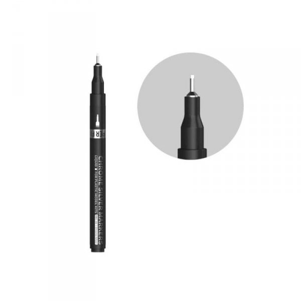 DSPIAE MKC-03 Chrome Silver Marker Pen SUPER FINE