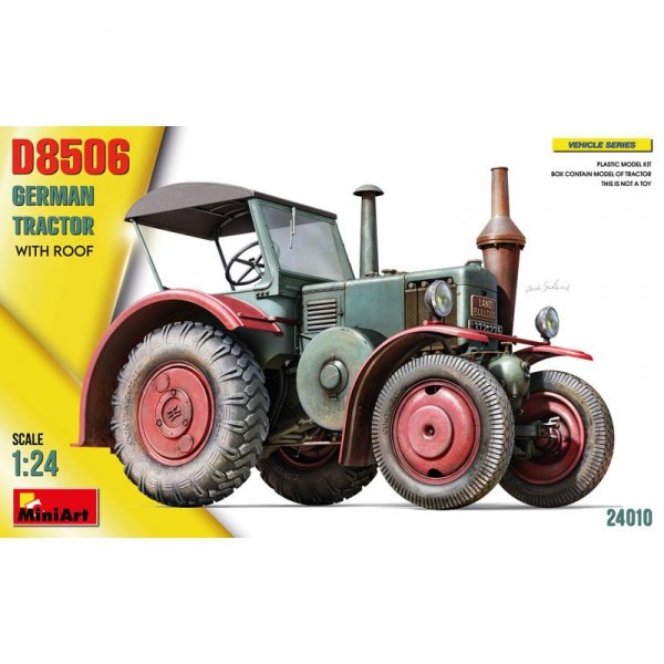 Mini Art 24010 D8506 German Tractor with Roof 1/24