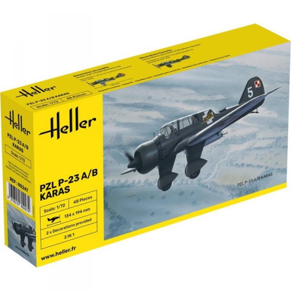 Heller 80247 PZL P-23 A/B Karaś 1/72