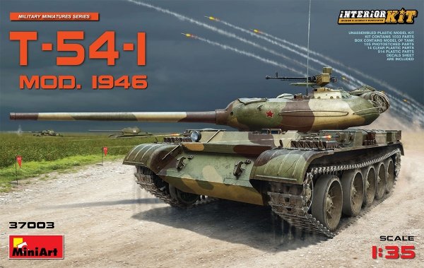 Mini Art 37003 T-54-1 w/interior 1/35