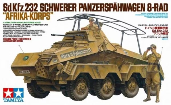 Tamiya 35297 Sd.Kfz.232 Africa-Corps 1/35