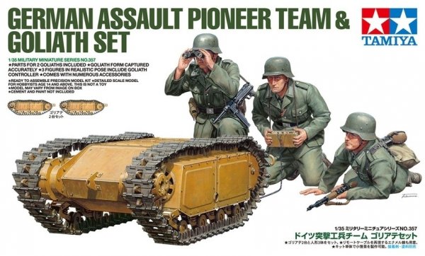 Tamiya 35357 1/35 German Goliath w/Pioneer Team