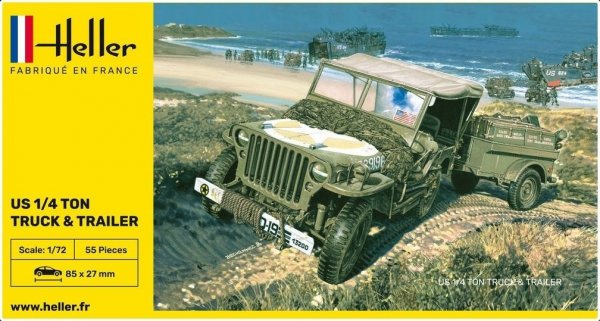 Heller 79997 Willys Jeep 1/72  S.30