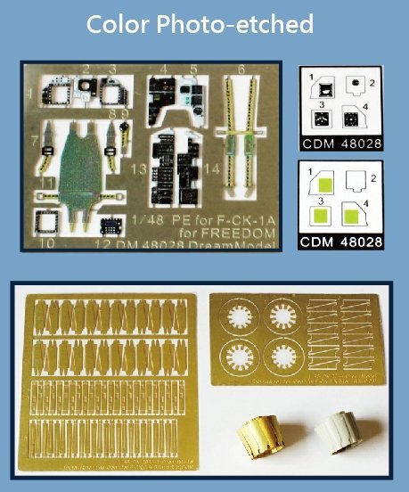 Freedom Model Kits 18007 F-CK-1C Ching-Kuo Single Seat Fighter 1/48