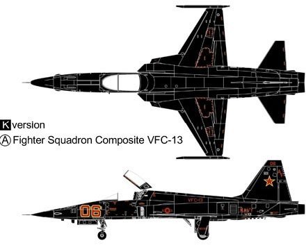 AFV Club AR48S09 F-5E Tiger II (MIG-28) 1/48