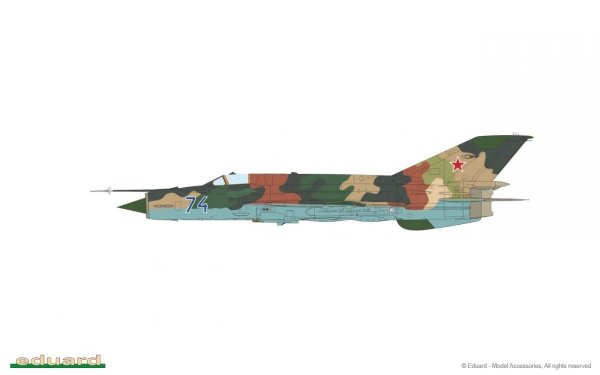 Eduard 7469 MiG21MF Interceptor Weekend Edition 1/72
