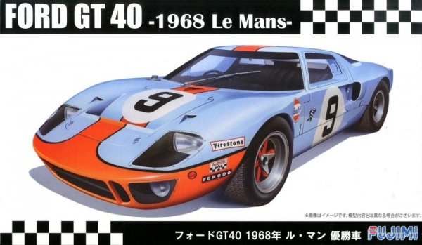 Fujimi 126050 1/24 RS-97 Ford GT40 `68 LeMans Win.