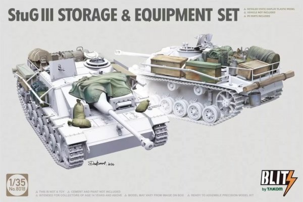 Takom-Blitz 8018 StuG III Storage &amp; Equipment Set 1/35