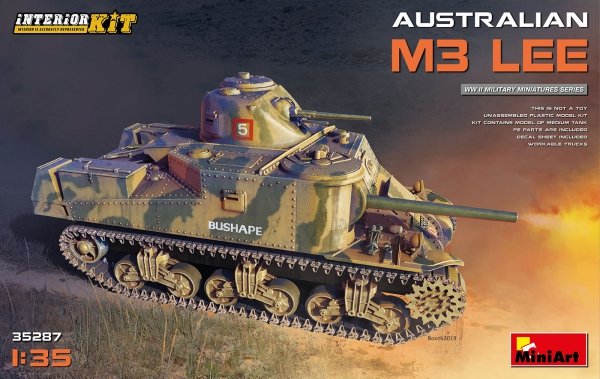 Mini Art 35287  Australian M3 Lee w/interior 1/35