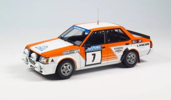 NuNu 24018 Mitsubishi Lancer Turbo 1982 Rally of 1000 Lakes 1/24