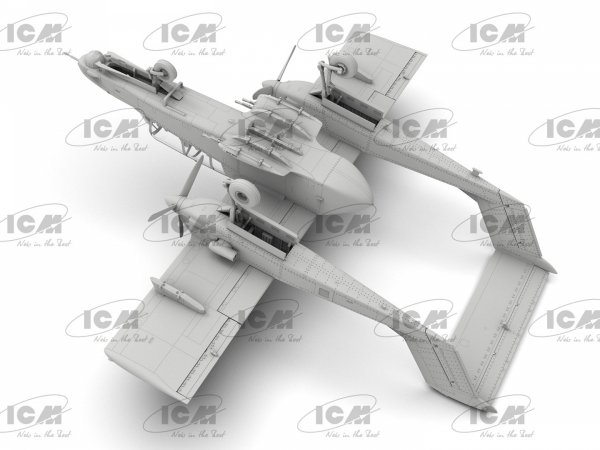 ICM 72186 OV-10D+ Bronco US Attack and Observation Aircraft 1/72