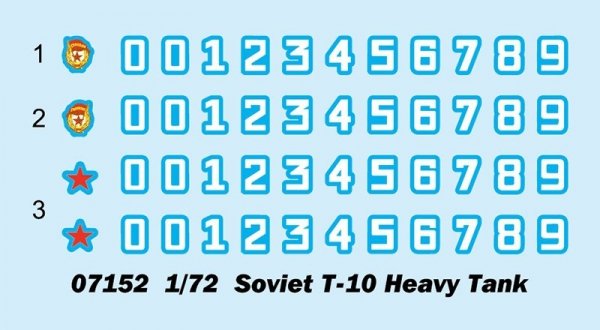 Trumpeter 07152 Soviet T-10 Heavy Tank
