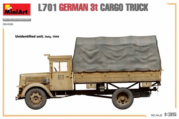 Mini Art 35450 L701 German 3t Cargo Truck 1/35