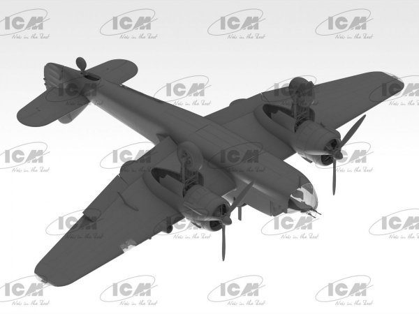 ICM 48310 Bristol Beaufort Mk.I, WWII British Torpedo-Bomber (100% new molds) 1/48