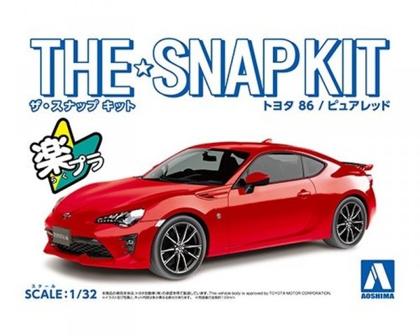 Aoshima 05755 1/32 SNAP KIT#03-F Toyota 86 ( Pure Red )