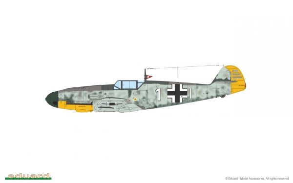 Eduard 70154 Bf 109 F-2 ProfiPACK Edition 1/72
