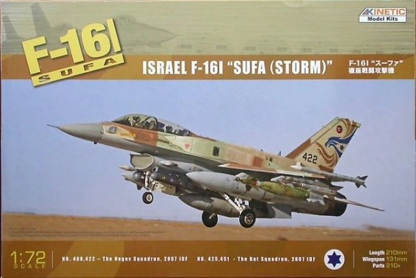 Kinetic 72001 F-16 I (W/Full Weapon